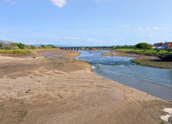 River Estuary with sandbanks.