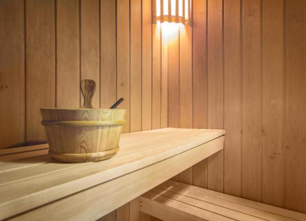 A sauna for two.