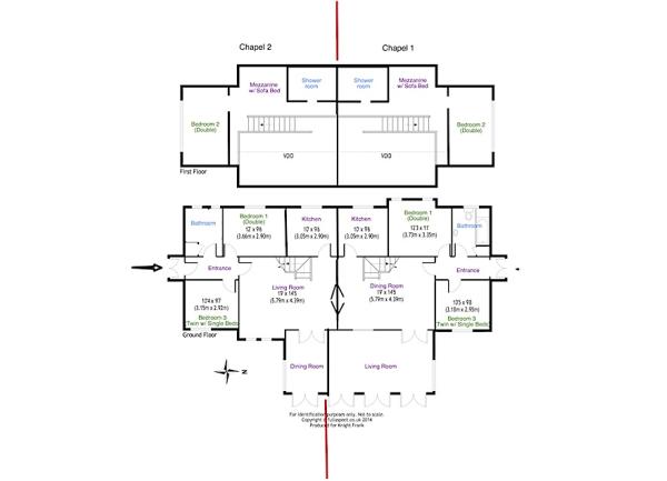 Holiday cottage floorplans.