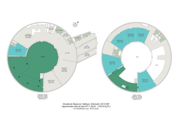 Floor plan for Woolbrook Reservoir in Sidmouth