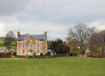 A 3-storey Georgian House overlooks an open field