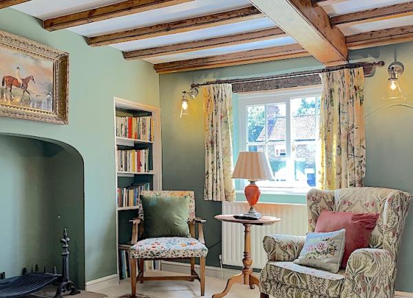 The little green sitting room