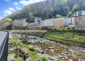 The River Lyn in Lynmouth flows through the village.