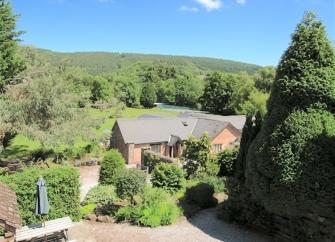 Exterior of a Minehead holiday cottage in a rural location