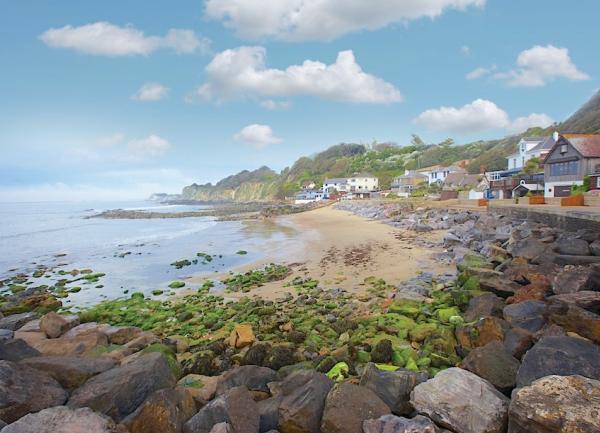 Ventnor Beach o the Isle of Wight.