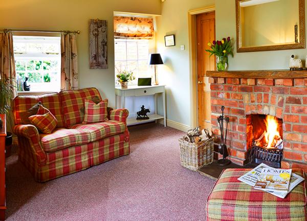 cosey lounge with open fire