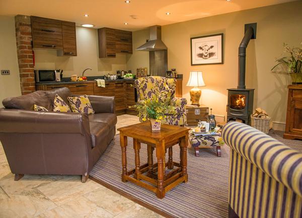 Large open plan living area