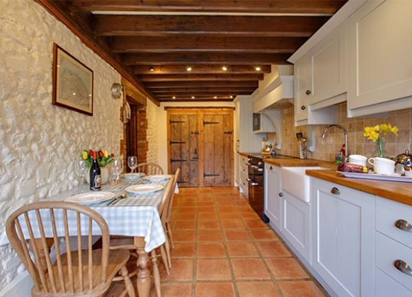 The Clock House holiday in Norfolk kitchen and breakfast room