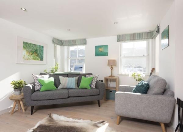 Comfortable soft seating in a lounge