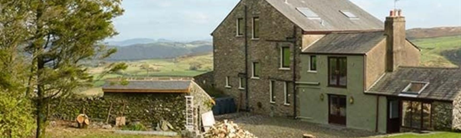 3-storey stone-built Cumbrian farmhouse in a remote rural location