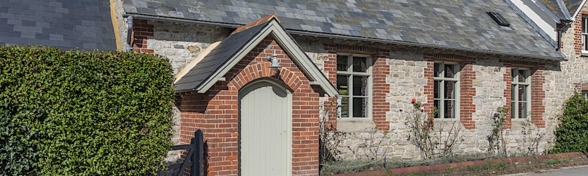S single-storey chapel conversion to a holiday cottage in West Lulworth