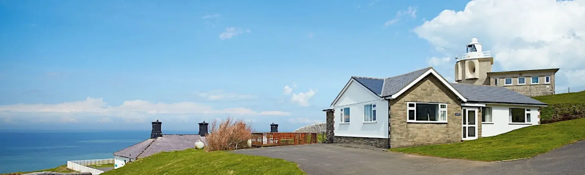 A Lighthouse holiday complex in a clifftop location.