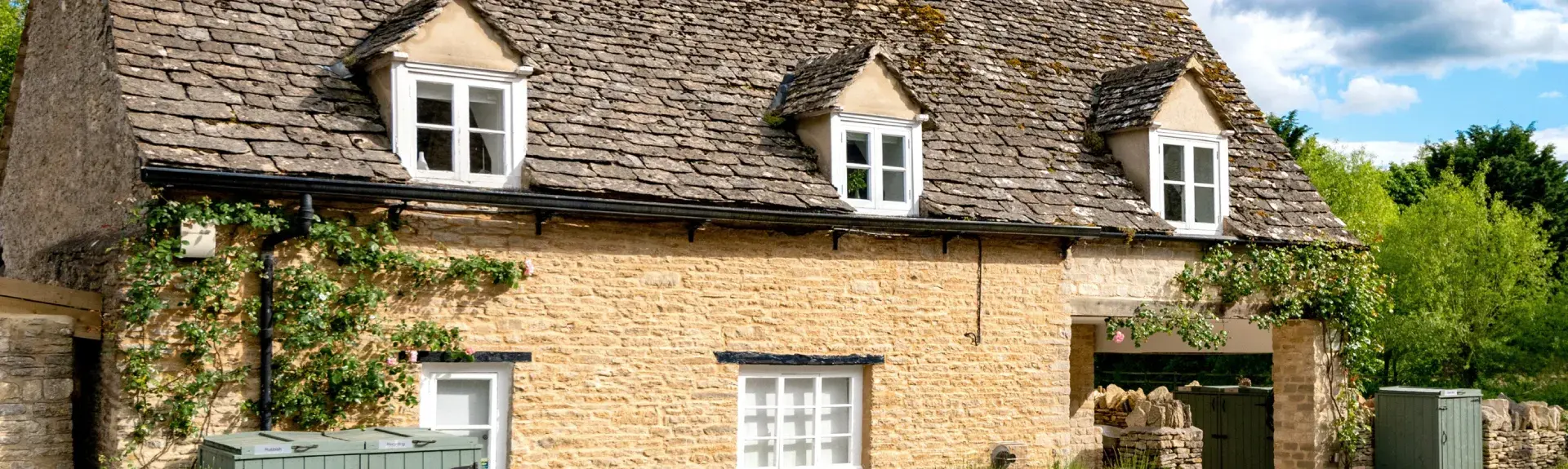 Exterior of a country home