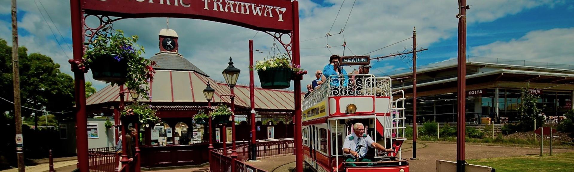 This popular attraction runs alongside the River Axe between Seaton and Colyton.