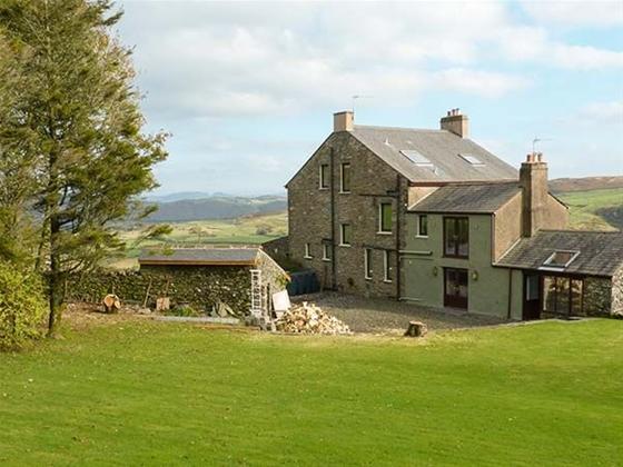 3-storey stone-built Cumbrian farmhouse in a remote rural location