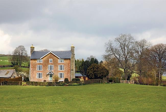 A 3-storey Georgian House overlooks an open field