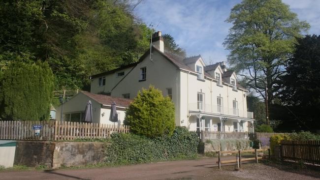Exterior of a large 3-storey Wye Valley holiday home.