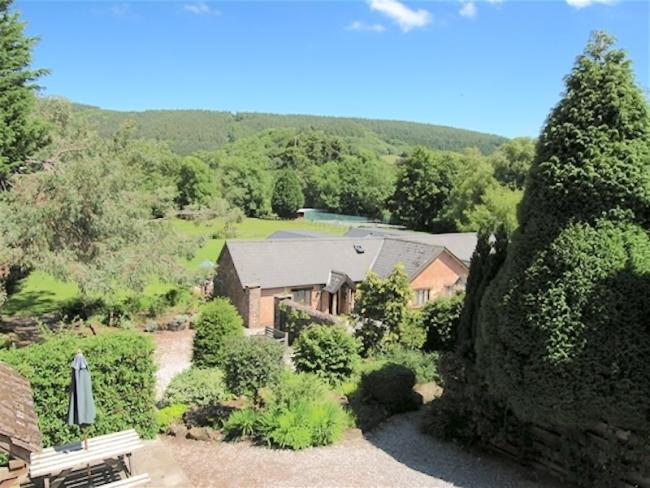 Exterior of a Minehead holiday cottage in a rural location