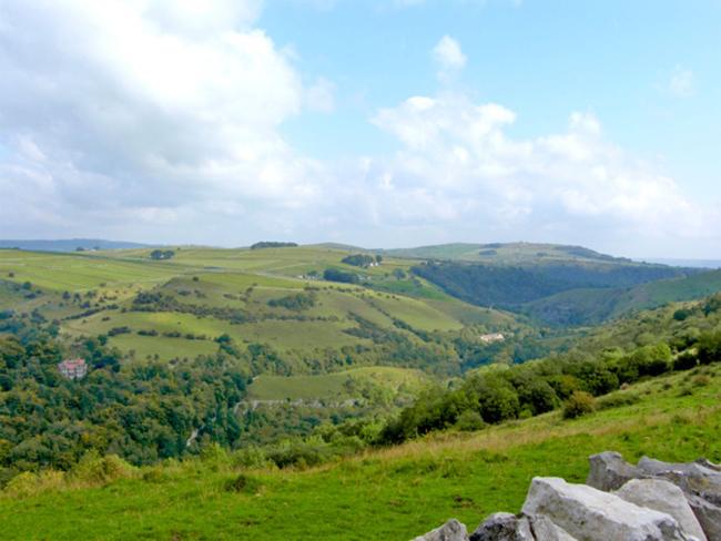 The View From Lees Farm, Priestcliffe in Derbyshire.