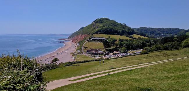 Branscombe beach in East Devon Click title above to view Hamilton House. Sleeps 8.