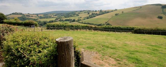 An Exmoor View at Cutcombe from Putham Barn. Click here to view the cottage.